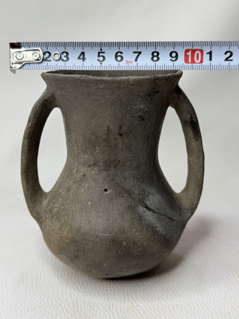 古玩陶瓷卡約文化·雙耳壺拍賣,當前價格198元