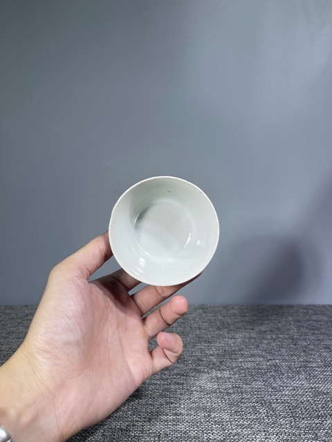 古玩陶瓷民國.青花團鶴紋仰鐘杯拍賣,當前價格0元