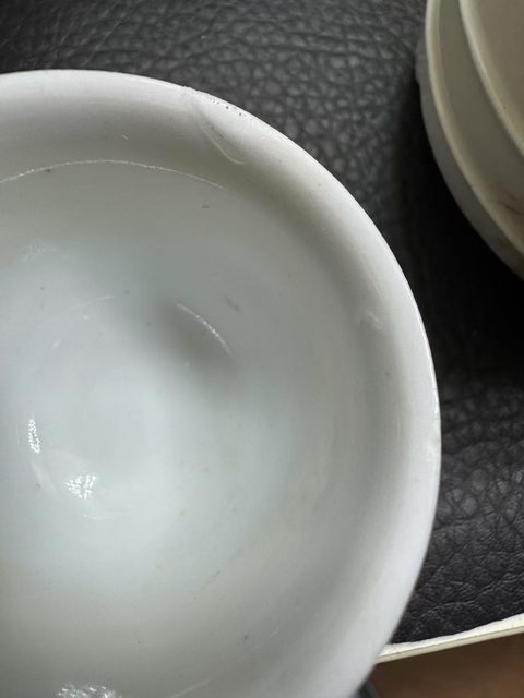 古玩陶瓷德化白瓷仰鐘杯真品鑒賞圖