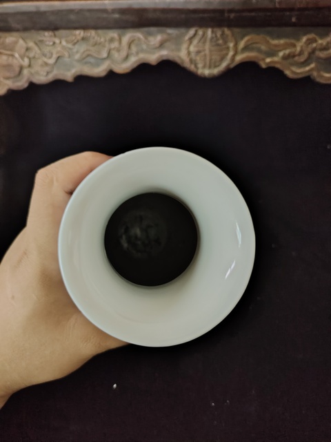 古玩陶瓷粉彩教子圖人物紋瓶真品鑒賞圖