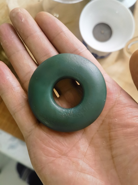 古玩玉器璧玉環真品鑒賞圖