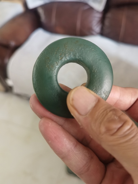 古玩玉器璧玉環真品鑒賞圖