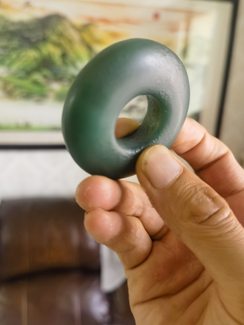 古玩玉器璧玉環真品鑒賞圖