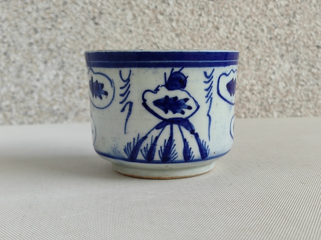 古玩陶瓷青花花卉紋香爐拍賣,當前價格580元