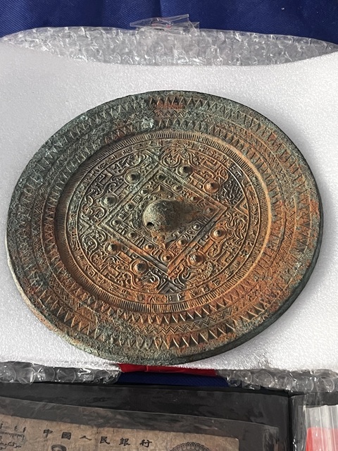古玩銅器銅鏡真品鑒賞圖