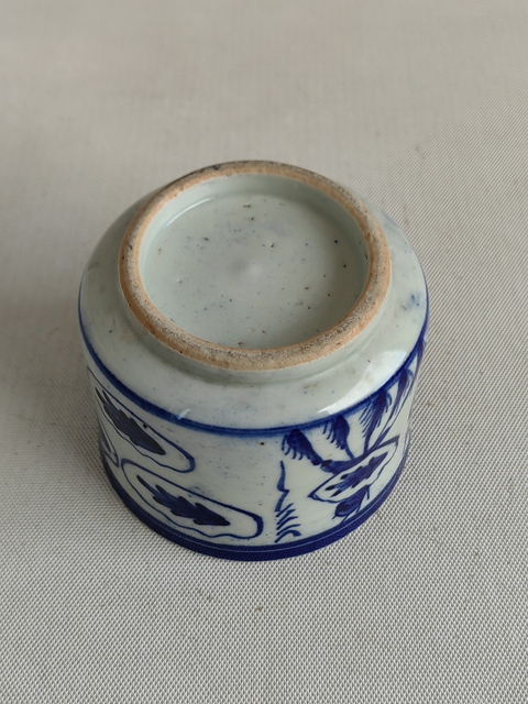 古玩陶瓷青花花卉紋香爐拍賣,當前價格580元