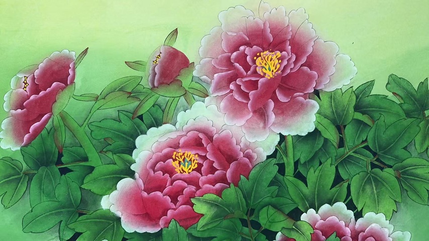 古玩字畫柳真卿國色天香拍賣，當前價格15000元
