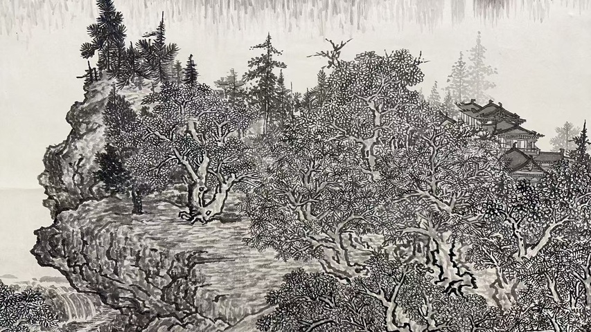 古玩字畫柳真卿春山行旅圖拍賣，當前價格36000元