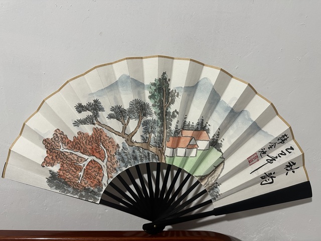 古玩字畫韓金池畫山水陳付増題書法拍賣，當前價格300元