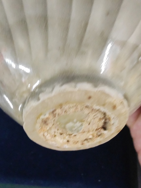 古玩陶瓷耀州窯團菊盞真品鑒賞圖