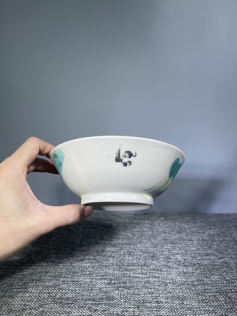 古玩陶瓷民國.粉彩大吉大利碗拍賣,當前價格0元