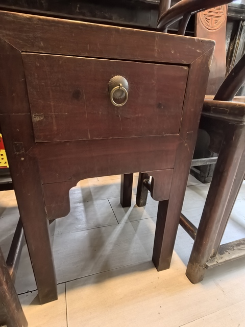 古玩雜項圓坤椅真品鑒賞圖