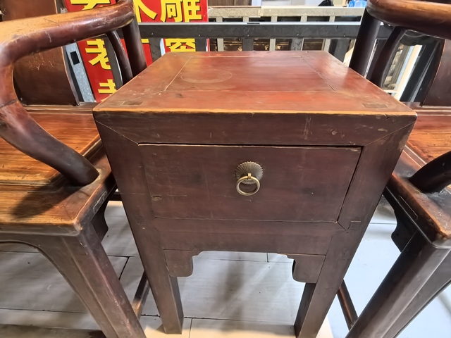 古玩雜項圓坤椅真品鑒賞圖