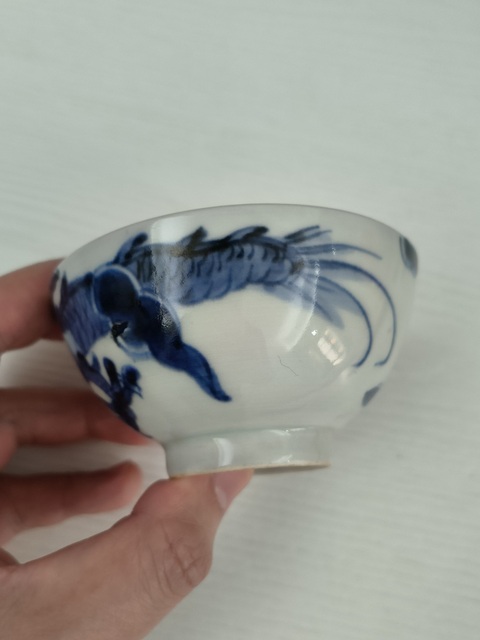 古玩陶瓷青花龍紋杯真品鑒賞圖