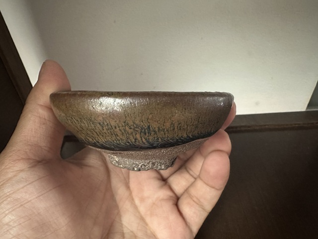 古玩陶瓷南宋建窯兔豪小盞真品鑒賞圖