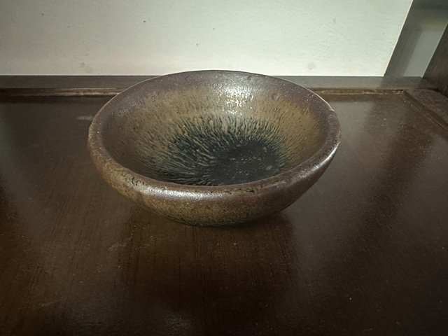 古玩陶瓷南宋建窯兔豪小盞真品鑒賞圖