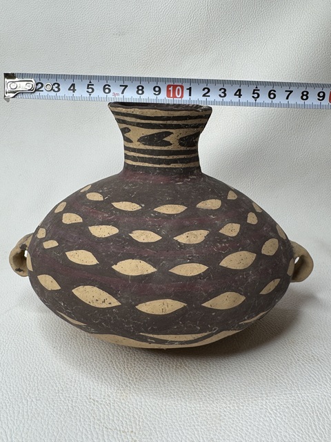 古玩陶瓷馬廠· 樹葉紋雙耳壺真品鑒賞圖