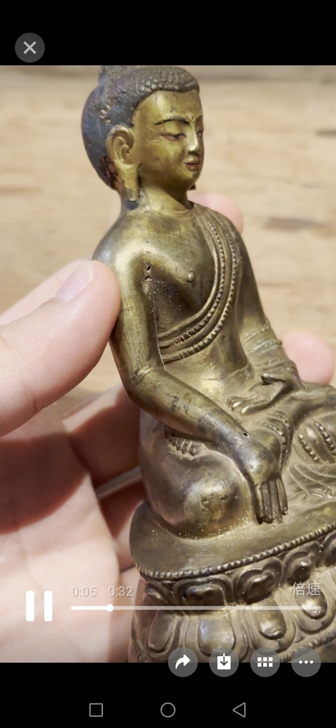 古玩銅器造像真品鑒賞圖