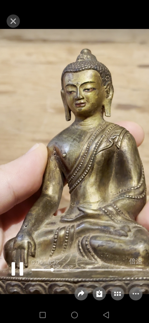 古玩銅器造像真品鑒賞圖