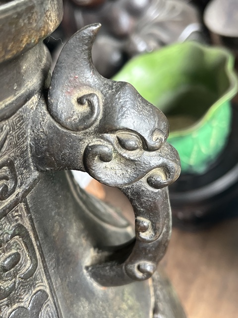 古玩銅器銅瓶真品鑒賞圖