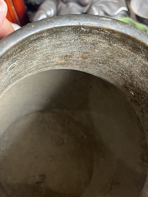 古玩銅器銅瓶真品鑒賞圖