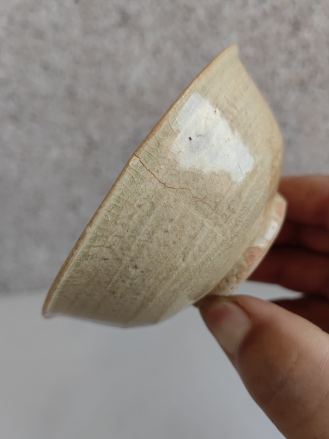 古玩陶瓷青白釉葵口碗拍賣,當前價格398元