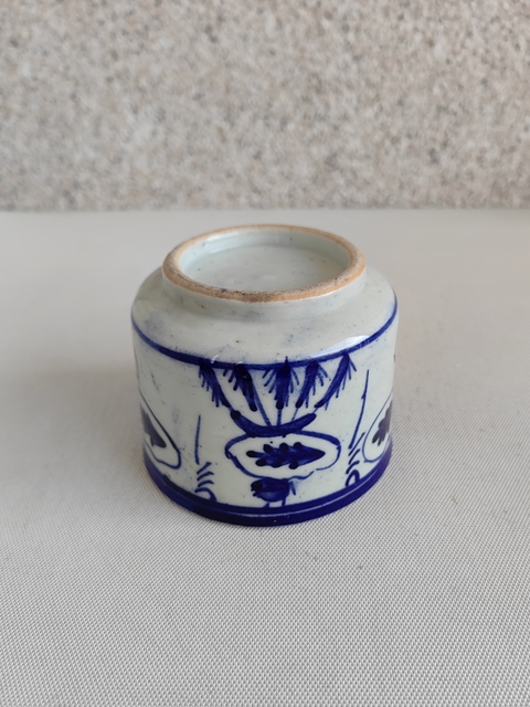 古玩陶瓷青花花卉紋香爐拍賣,當前價格580元