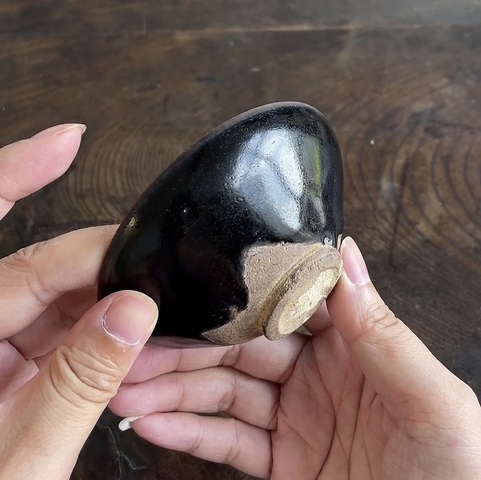 古玩陶瓷建窯或建窯系黑釉盞真品鑒賞圖