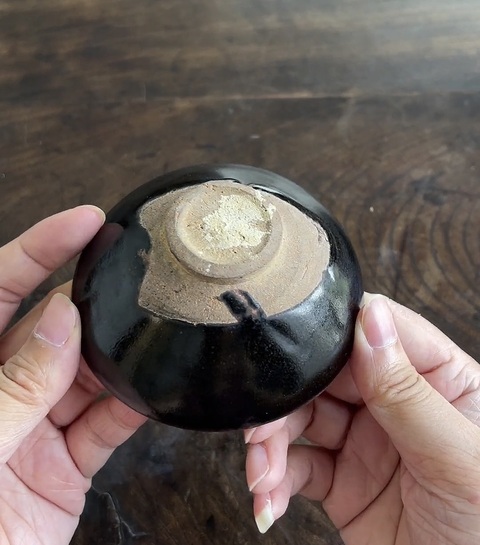 古玩陶瓷建窯或建窯系黑釉盞真品鑒賞圖