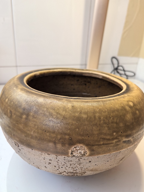 古玩陶瓷唐邢窯黃釉缽真品鑒賞圖