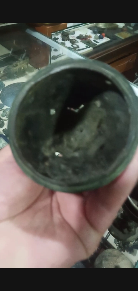 古玩銅器博山爐真品鑒賞圖