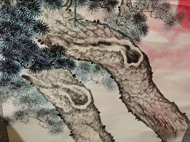 古玩字畫松鶴延年真品鑒賞圖
