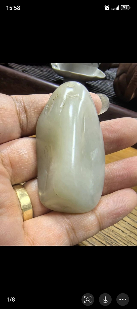 古玩玉器和田玉籽料真品鑒賞圖