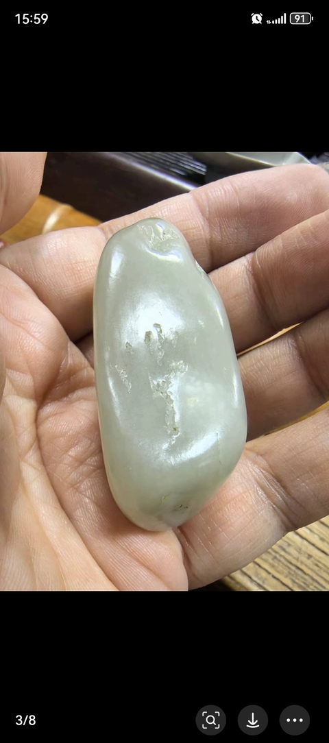 古玩玉器和田玉籽料真品鑒賞圖