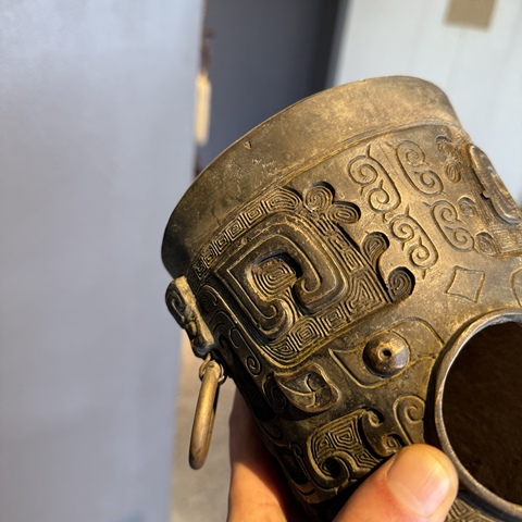 古玩銅器爐子真品鑒賞圖