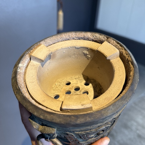 古玩銅器爐子真品鑒賞圖