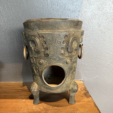 古玩銅器爐子真品鑒賞圖