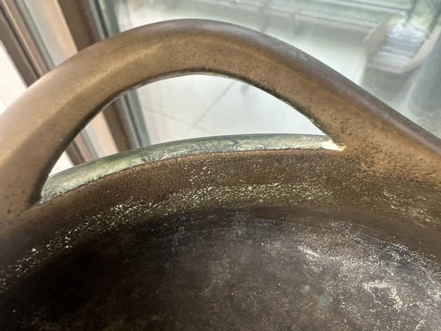 古玩銅器橋耳爐真品鑒賞圖