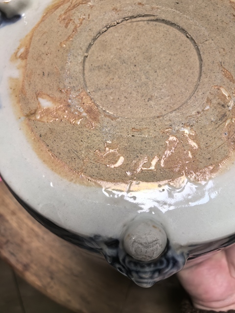 古玩陶瓷人物紋青花香爐真品鑒賞圖
