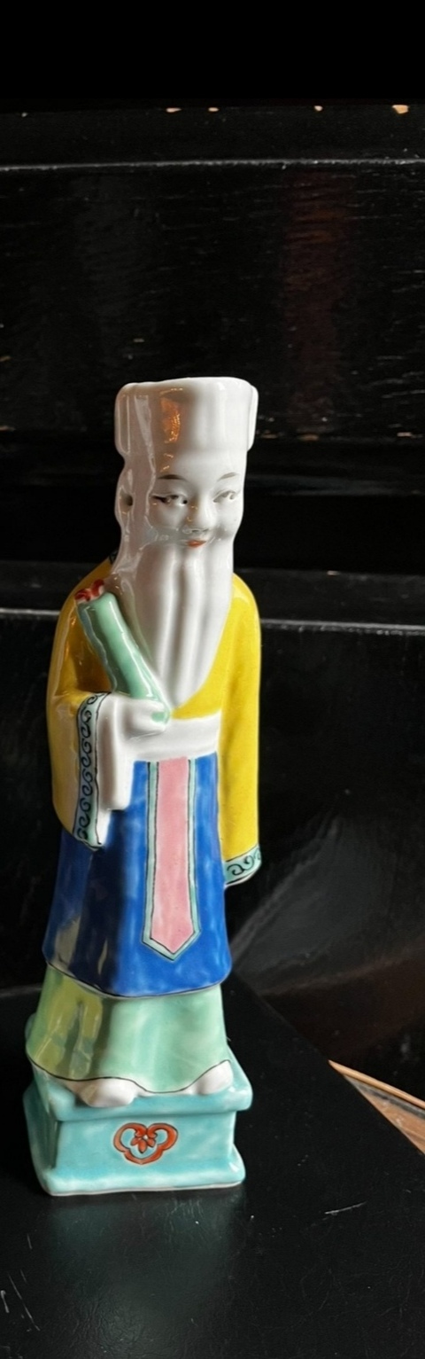 古玩陶瓷粉彩人物造像拍賣，當前價格1800元