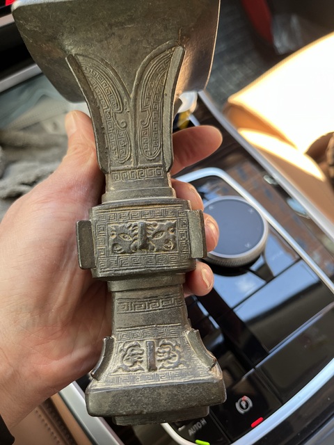 古玩銅器銅觚真品鑒賞圖