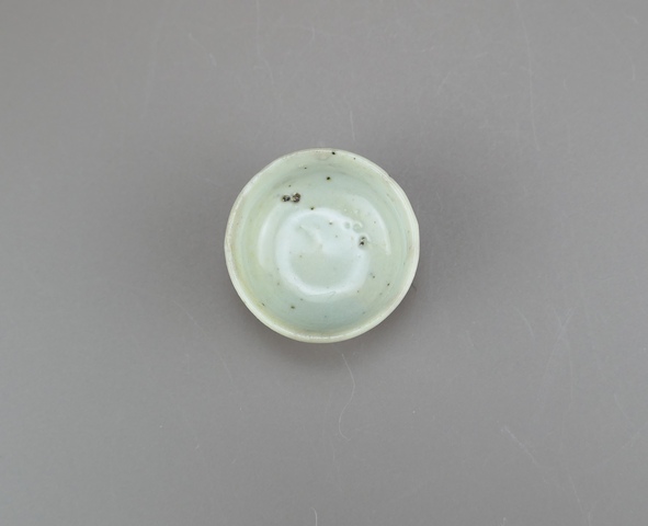 古玩陶瓷元末明初青白釉小杯拍賣,當前價格33元