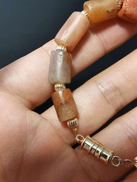 古玩玉器高古紅瑪瑙珠串拍賣,當前價格999元