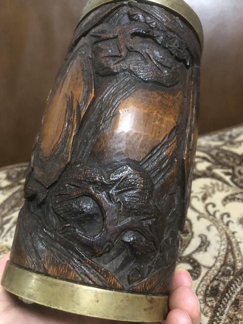 古玩雜項竹雕真品鑒賞圖