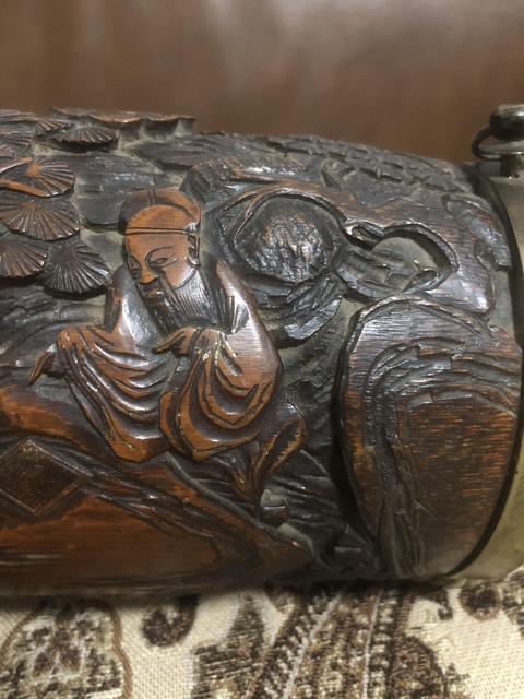 古玩雜項竹雕真品鑒賞圖