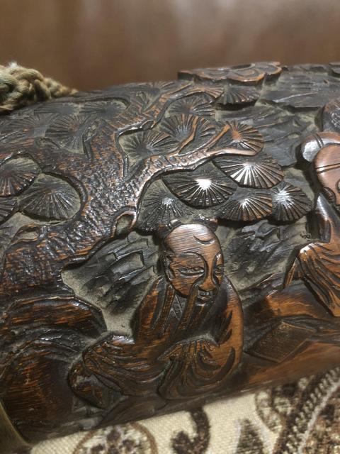 古玩雜項竹雕真品鑒賞圖