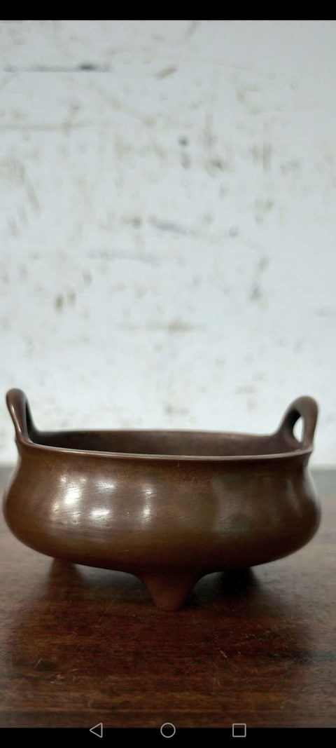 古玩銅器銅香爐真品鑒賞圖