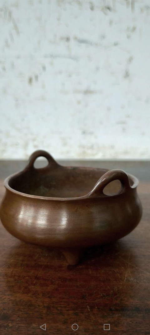 古玩銅器銅香爐真品鑒賞圖