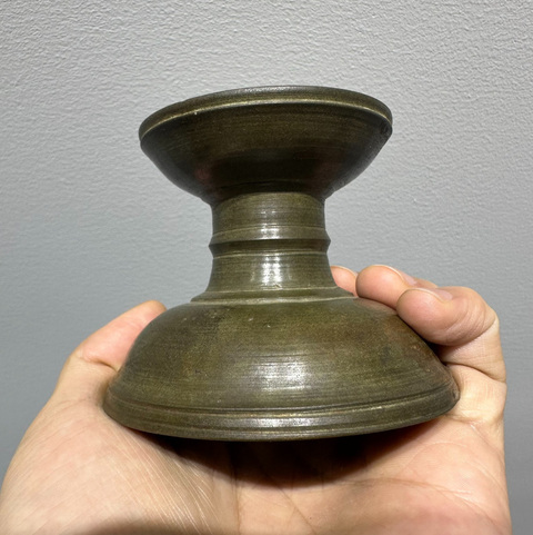古玩銅器銅燭臺(tái)真品鑒賞圖