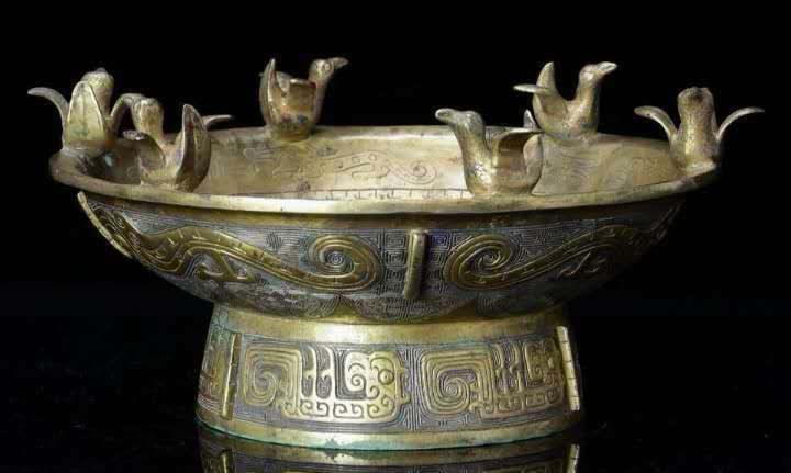古玩銅器銅盤(pán)真品鑒賞圖